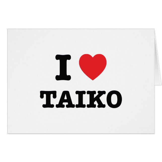 I coeur Taiko (Devant Horizontal)