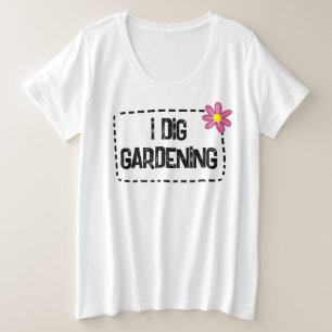 I Creg Gardening T-Shirt plus taille femme