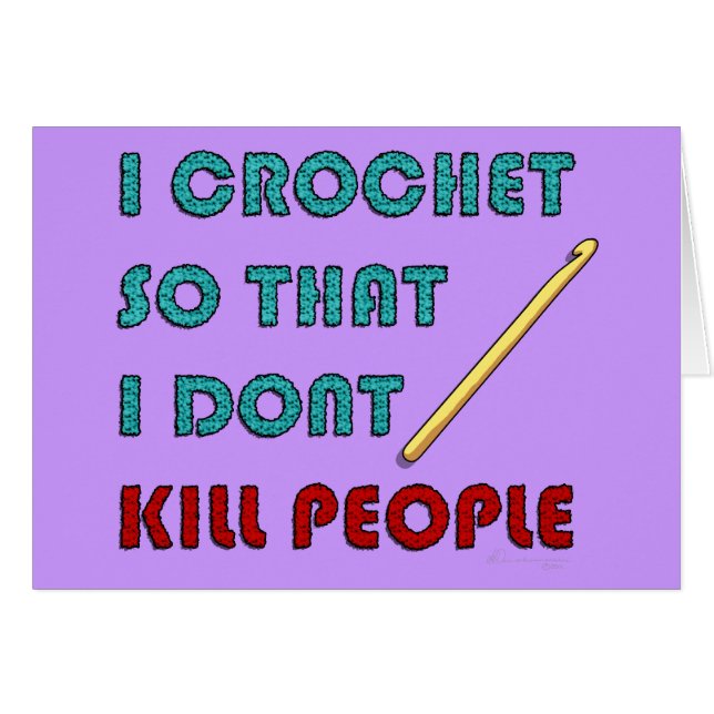 I Crochet, (Devant horizontal)