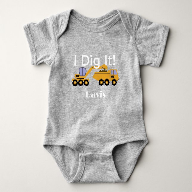 I Dig It Design - Body bébé en jersey (Devant)