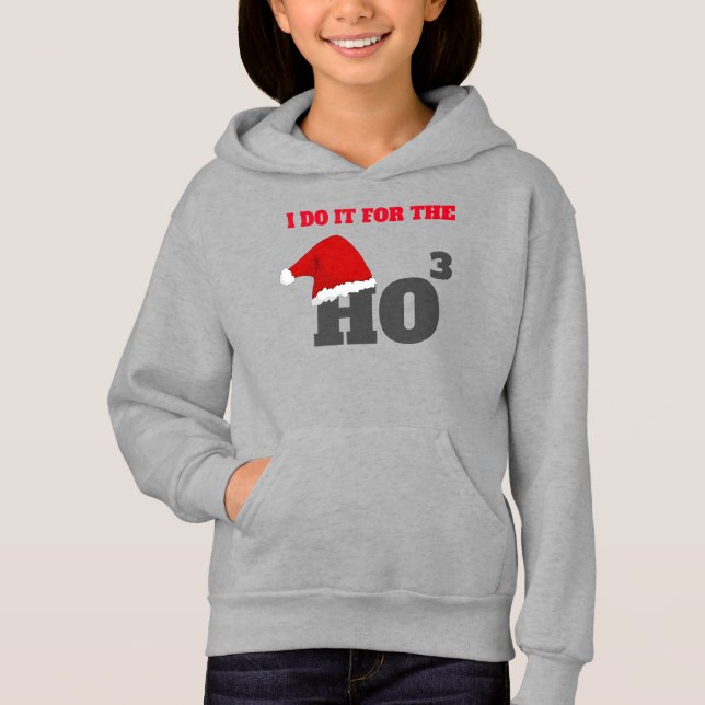I do it for the ho funny christmas cap text (Devant)