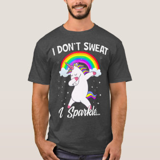 I dont sweat I Sparkle Unicorn Women Christmas
