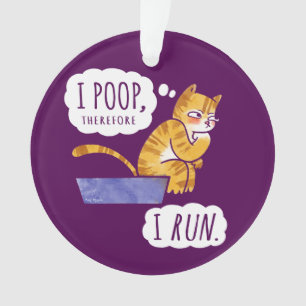 I dunette, par conséquent je cours le chat drôle