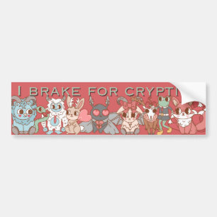 i frein pour cryptids mothman bumper sticker
