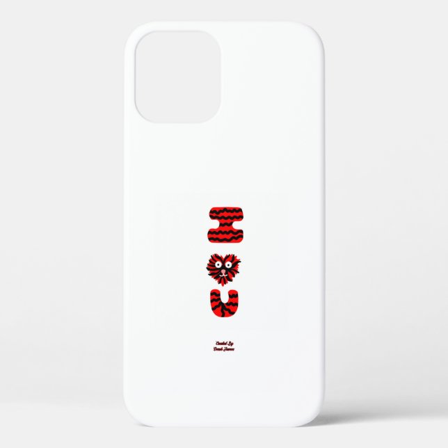 I Fuzzy U Apple iPhone 12 Pro Coque (Verso)