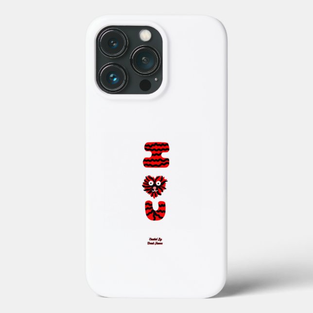 I Fuzzy U Apple iPhone 13 Pro Coque (Verso)
