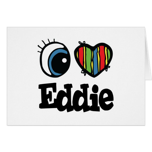 I Heart (Amour) Eddie (Devant horizontal)