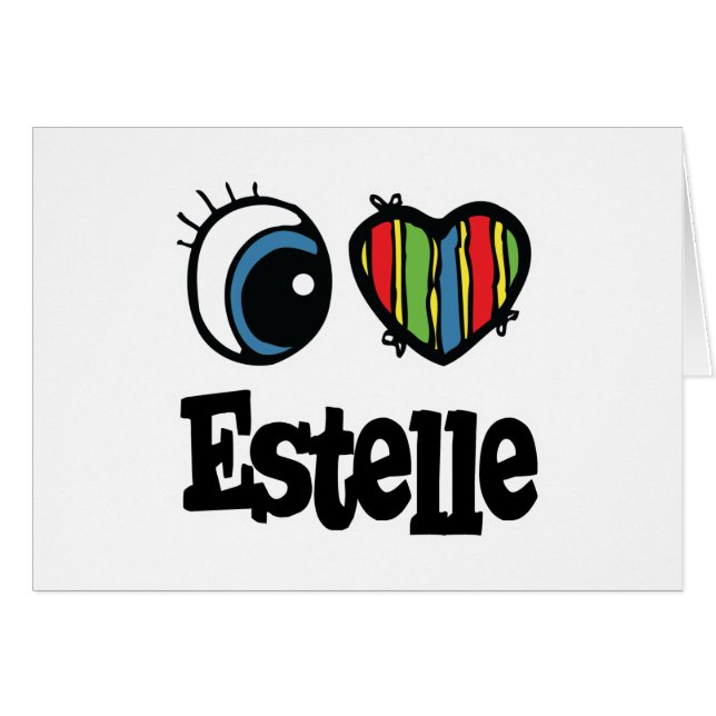 I Heart (Amour) Estelle (Devant horizontal)
