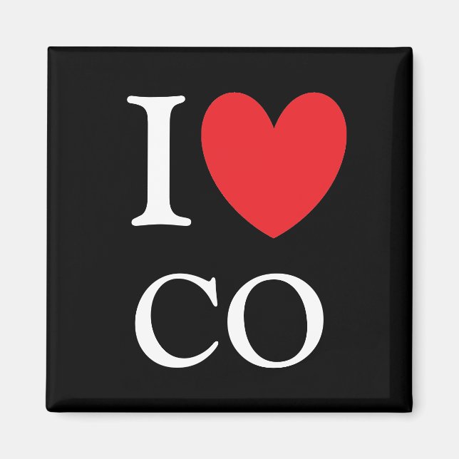 I Heart Colorado Magnet (Devant)
