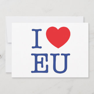 I Heart EU Enveloppe Postage