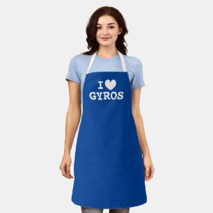 I heart gyros Funny cuisine grecque tablier cuisin