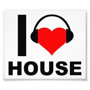 I Heart House Funny Poster
