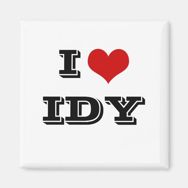 I Heart IDY Magnet (Devant)