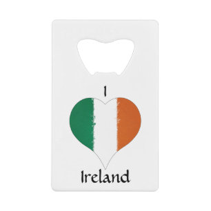 I Heart Ireland Tricolor Drapeau irlandais