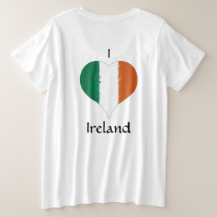 I Heart Ireland Tricolor Drapeau irlandais