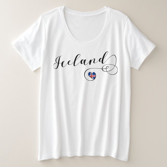 I Heart Islande, Drapeau islandais (Design devant)