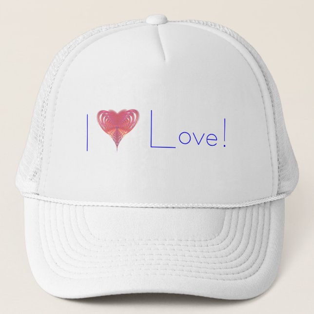 I Heart Love Casquette (Devant)