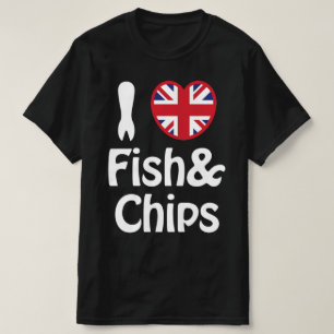 I Heart [Love] Poisson & Chips T-Shirt