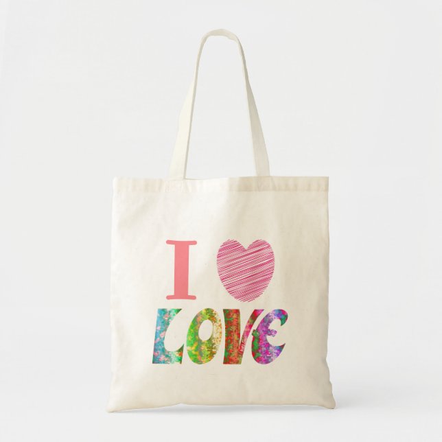 I Heart Love Sac fourre-tout (Devant)