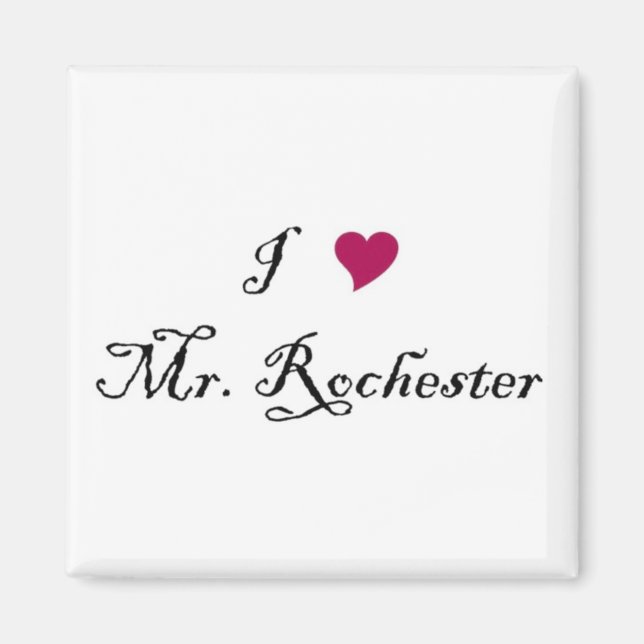 I Heart M. Rochester aimant (Devant)