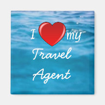 I Heart My Travel Agent aimant
