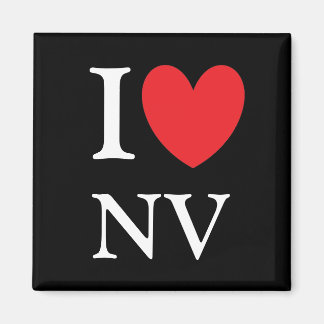 I Heart Nevada Magnet