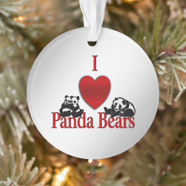 I Heart Panda Bears (Arbre)