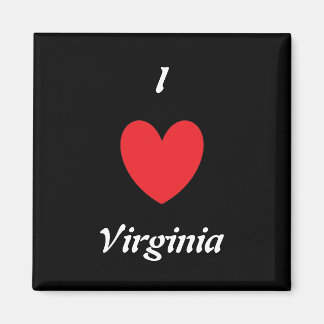 I Heart Virginia Magnet