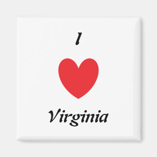 I Heart Virginia Magnet