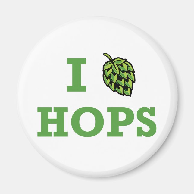 I [hop] Hops Magnet (Devant)