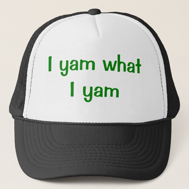 I igname ce qui casquette d'igname d'I (Devant)