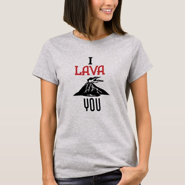 I lave vous T-shirt d'amusement (Devant)