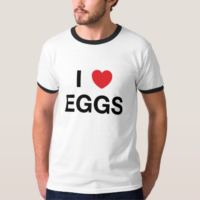 I le COEUR EGGS le T-shirt (Devant)