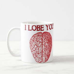 I Lobe You Geek Nerd Lobe Funny Mug ou Travel Mug