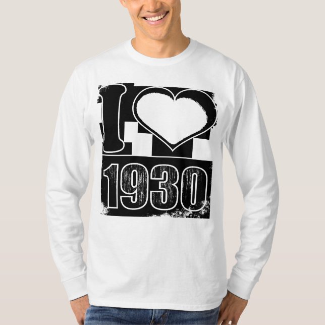 I love 1930 - T-shirt Vintage (Devant)