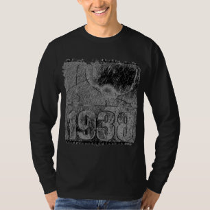 I love 1938 - T-shirt Vintage noir et blanc