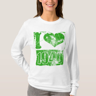 I love 1940 - T-shirt Vintage vert