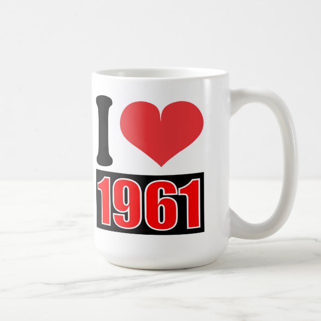 I love 1961 - Mugs (Droite)