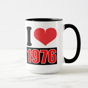 I love 1976 - Mugs