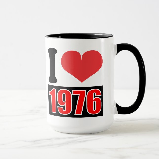 I love 1976 - Mugs (Droite)