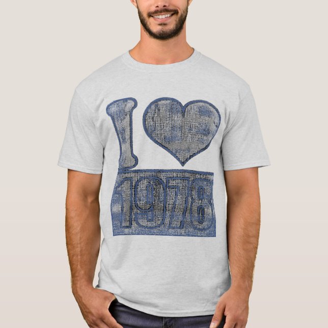 I love 1978 - T-shirt Vintage (Devant)