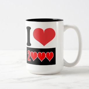 I love 2000 - Mugs