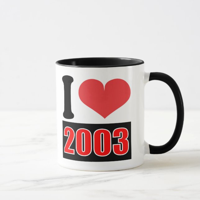 I love 2003 - Mugs (Droite)