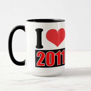I love 2011 - Mugs