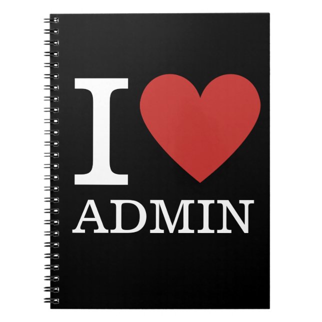 I ❤️ Love Admin - Admin Dept. CARNET (Devant)