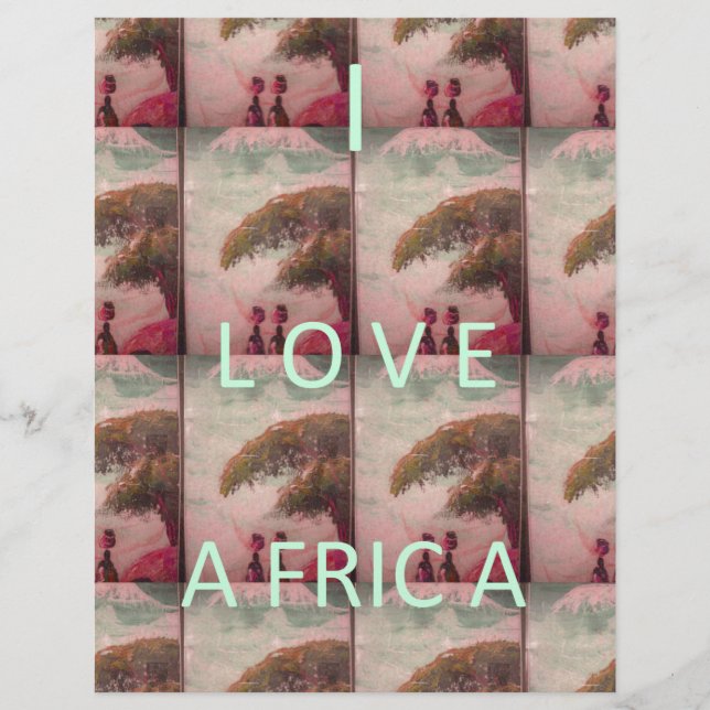 I Love Africa Hakuna Matata Kilimanjaro Mountain A (Devant)