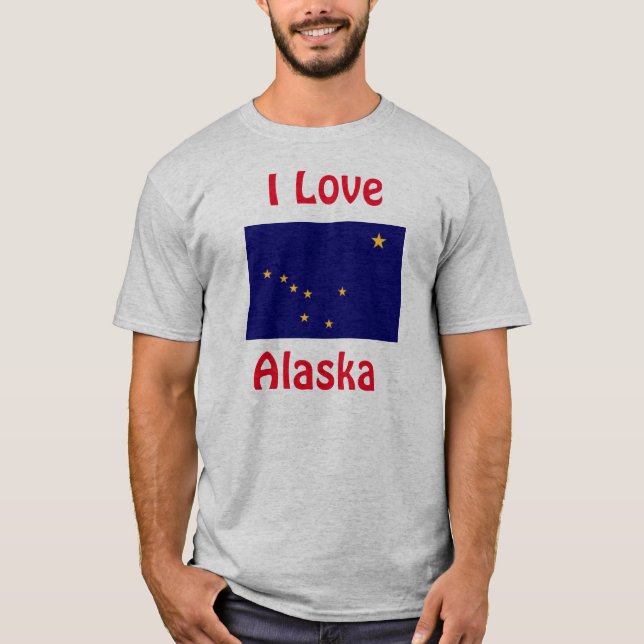 I Love Alaska T-Shirt (Devant)