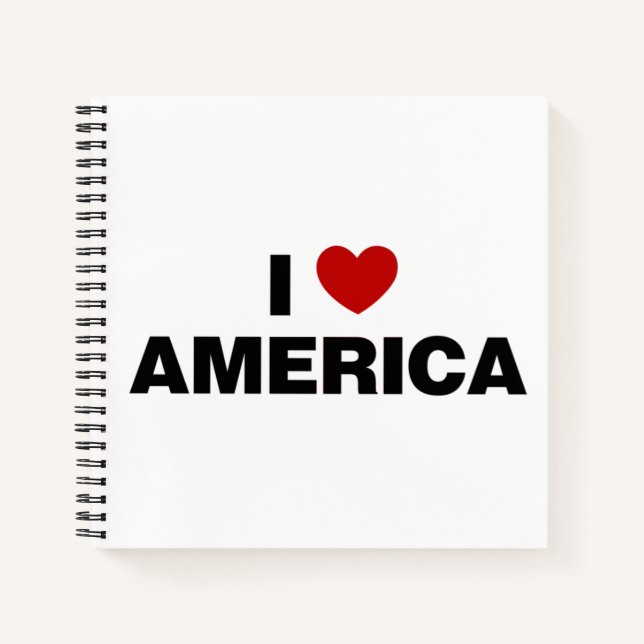 I Love America Carnet (Devant)