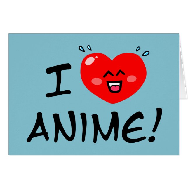 I Love Anime (Devant horizontal)