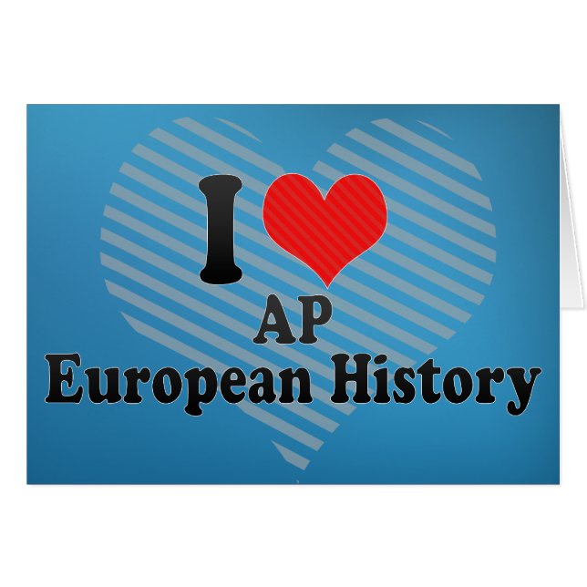 I Love AP Histoire européenne (Devant horizontal)